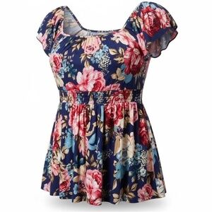 TORRID Super Soft Square Neck Cinched Waist Babydoll‎ Tank NWT Size 1X